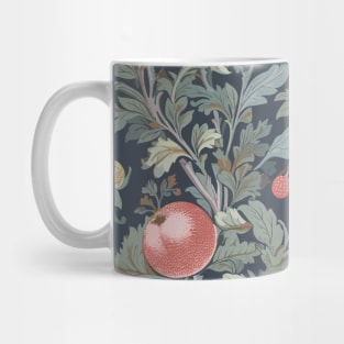 Pomegranate and Fruits Floral Pattern Mug